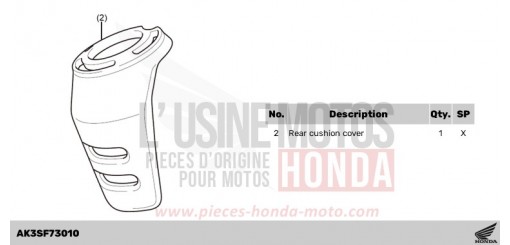 REAR CUSHION COVER CL500AS de 2025